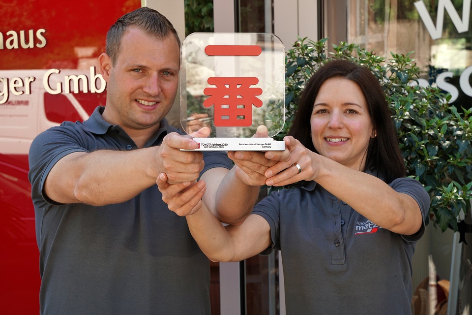 Ichiban-2020-Toyota-Auohaus-Metzger-Widdern Ichiban Auszeichnung fuer Toyota Autohaus Metzger bei Neckarsulm