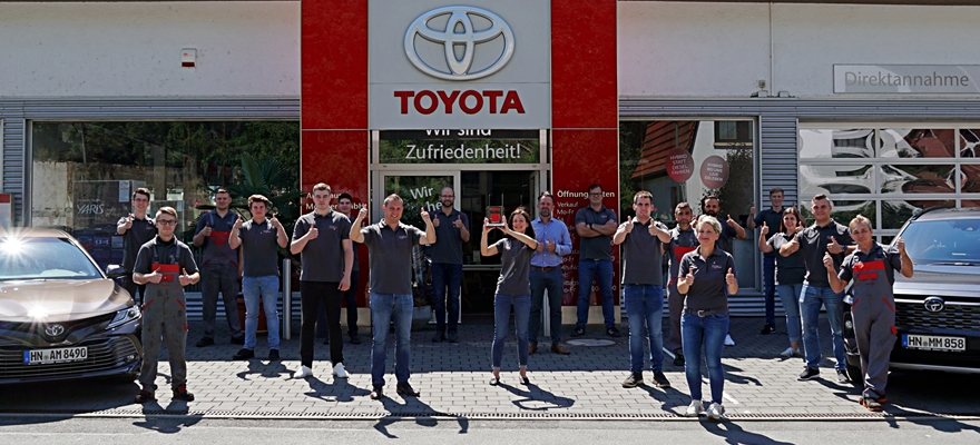 Ichiban-2020-Toyota-Metzger Ichiban Auszeichnung fuer das Team vom Toyota Autohaus Metzger