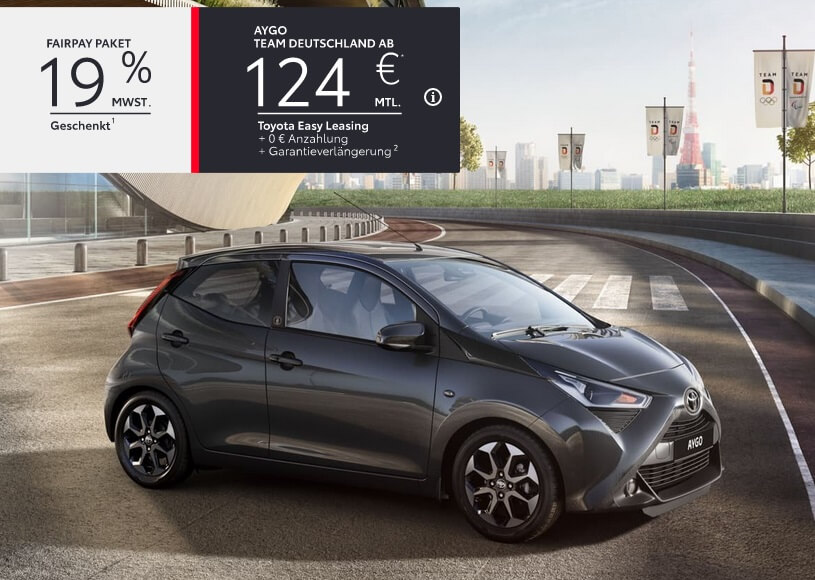 Toyota AYGO Team Deutschland FairPAY Aktion
