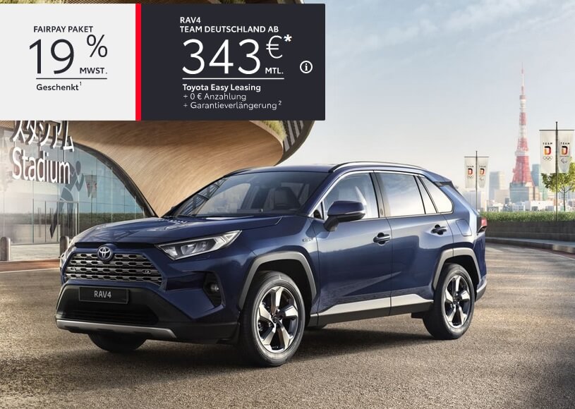 Toyota RAV4 Team Deutschland FairPAY Aktion