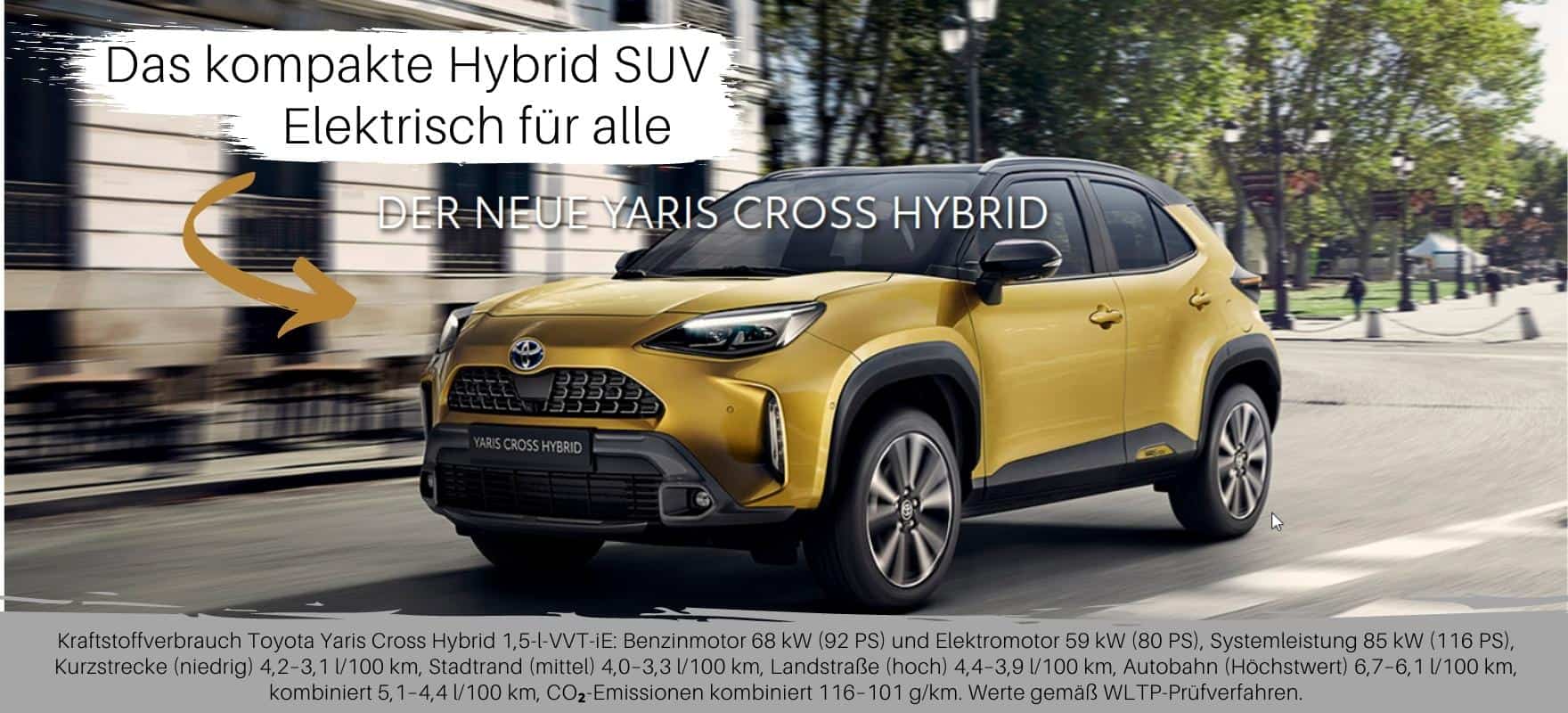 Toyota Yaris Cross SUV im Autohaus Metzger in Widdern bei Heilbronn