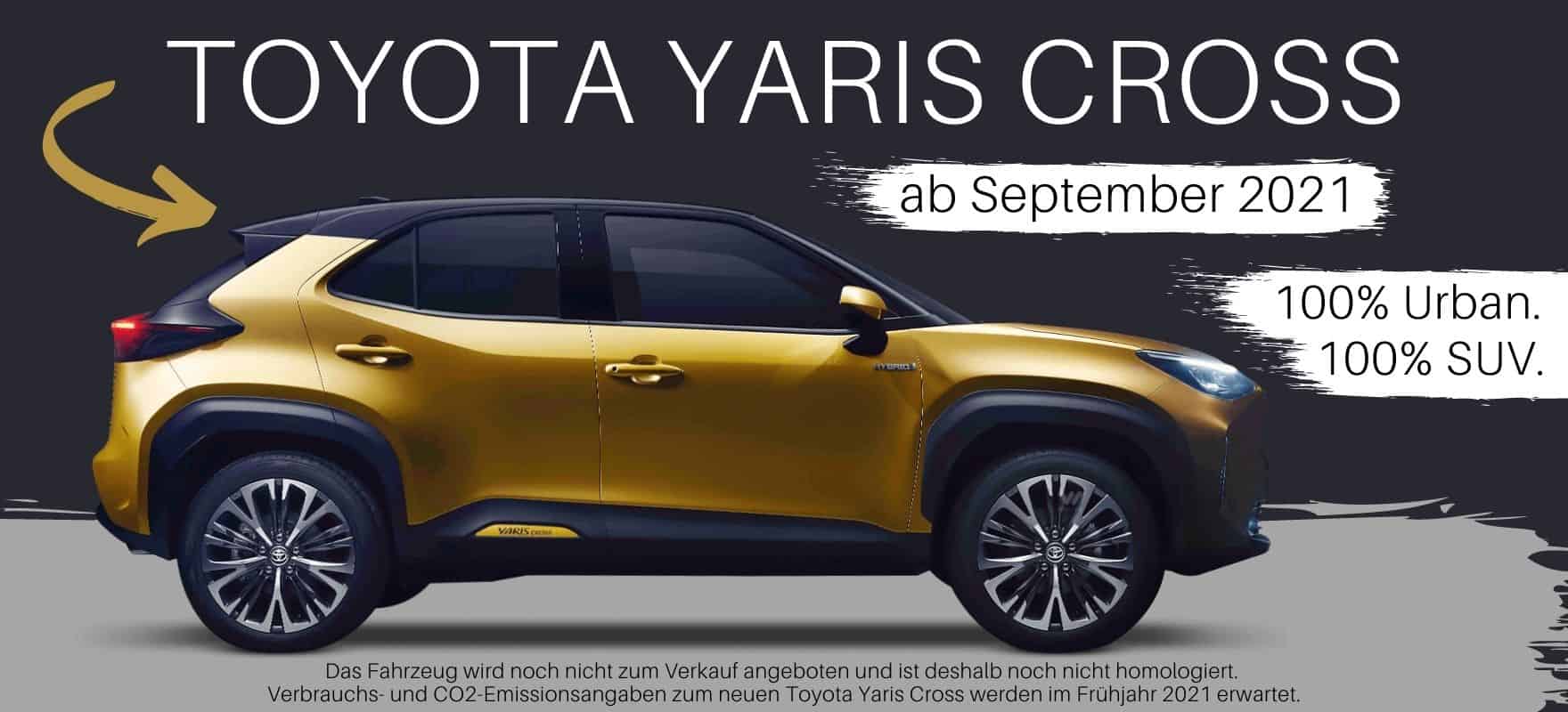 Toyota Yaris Cross SUV im Autohaus Metzger in Widdern bei Heilbronn