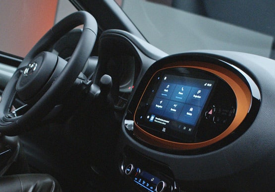 toyota-aygo-x-2022-Innenraum Toyota AYGO X 2022 im Autohaus Metzger in Widdern bei Heilbronn