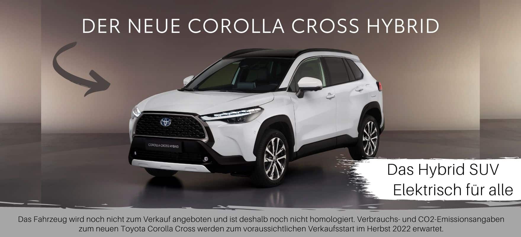 Toyota Corolla Cross Hybrid im Autohaus Metzger in Widdern bei Heilbronn