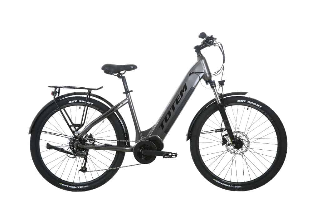 TOTEM Delta City E-Bike in Anthrazit TOTEM Delta City E-Bike in Anthrazit